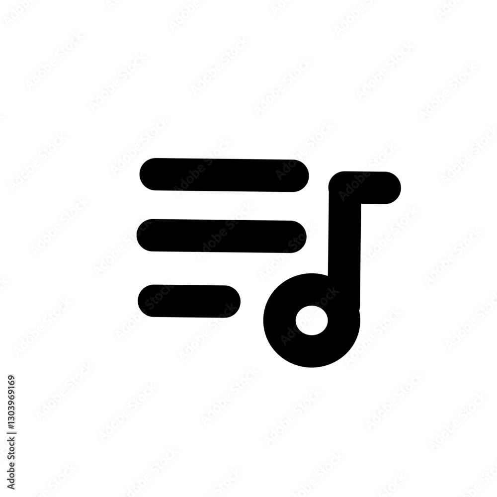 A simple vector illustration of a music symbol, perfect for an app icon, logo or music-themed design. A simple vector illustration of a music symbol, perfect for an app icon, logo or music-themed design.