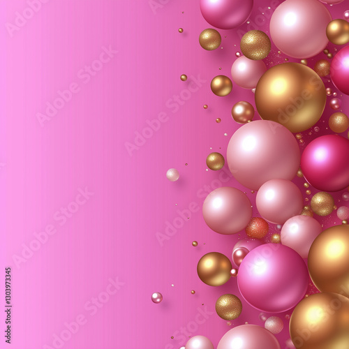 Christmas picture with Christmas tree and party, generative AI illustration