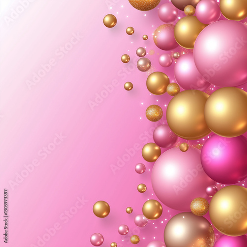 Christmas picture with Christmas tree and party, generative AI illustration