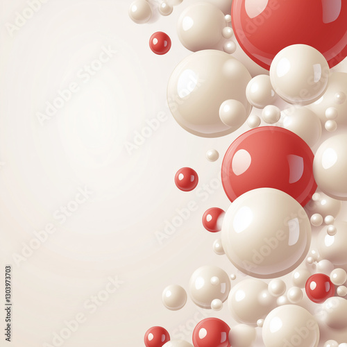 Christmas picture with Christmas tree and party, generative AI illustration