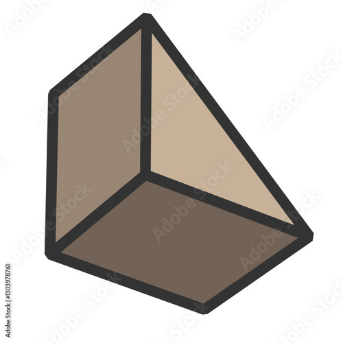triangle cube shapes 3d