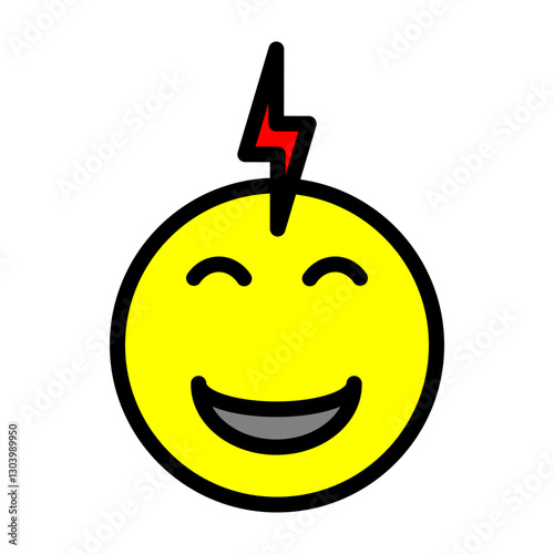 Positive Energy Vector Filled Icon Design