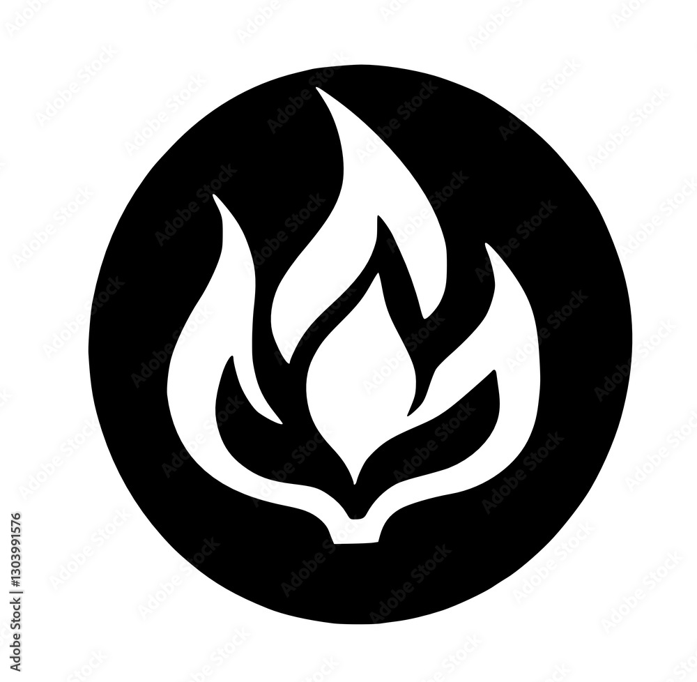 fire illustration, icon element background fire illustration, icon element background