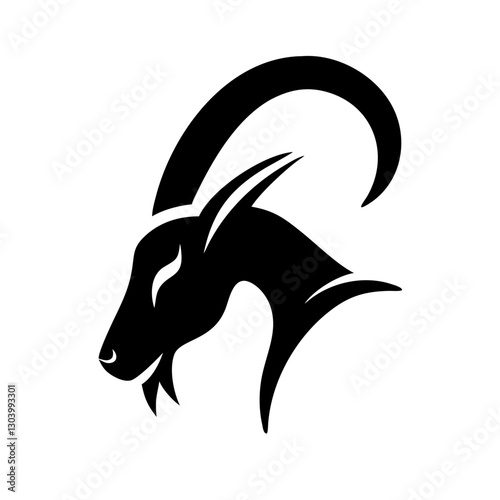 acred geometry Capricorn goat symbol with spiritual significance.