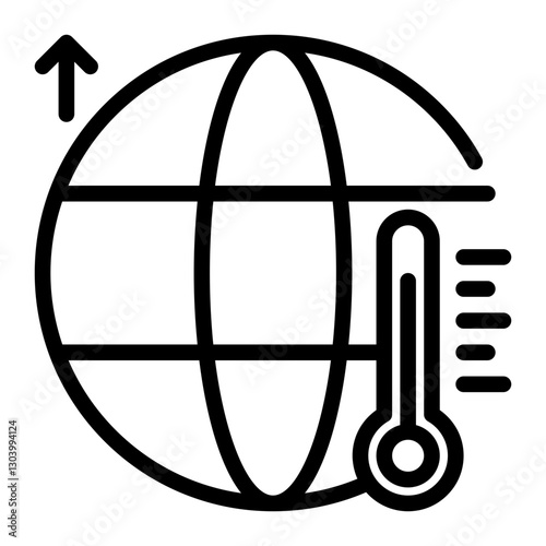 global warming icon