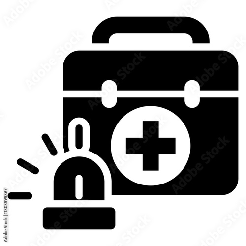 First Aid Glyph Icon