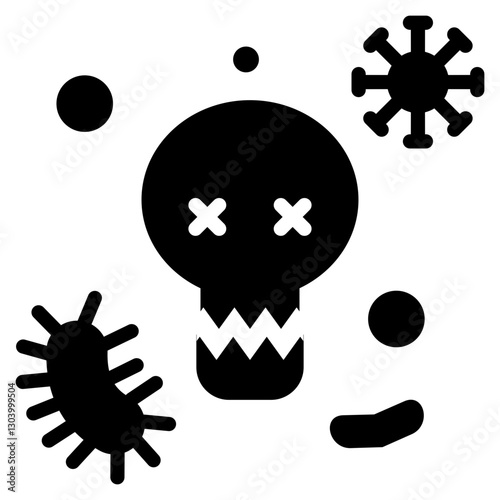 Chronic Disease Glyph Icon