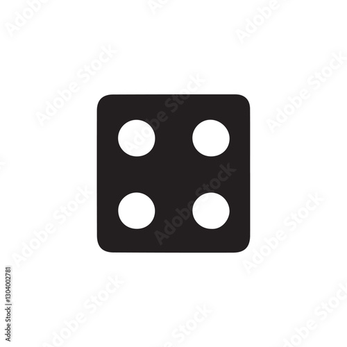 dice on white background