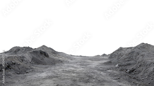 Vast rocky landscape under a starry night sky, breathtaking view of nature's majesty