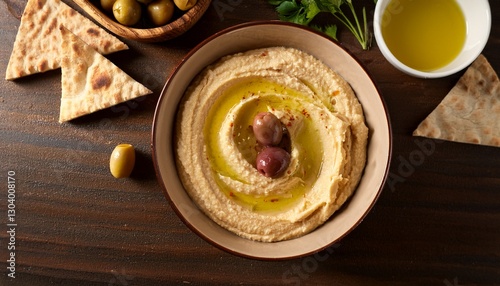 Wallpaper Mural Creamy Hummus Delight Torontodigital.ca