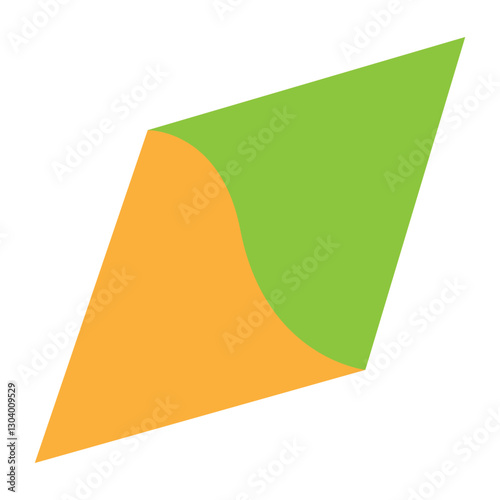 parallelogram memphis colorful