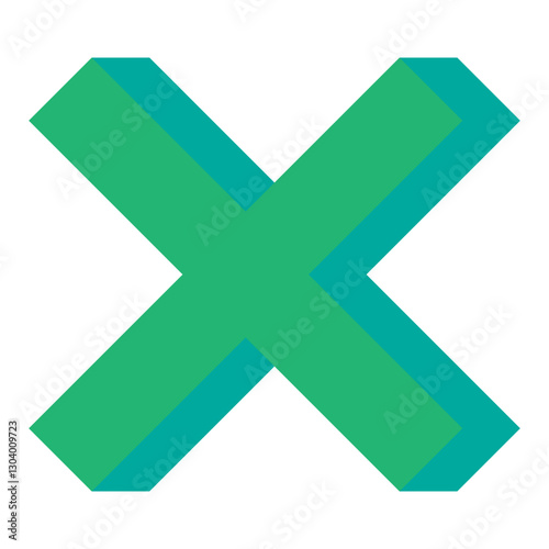 X Shape 3D Bold Fun
