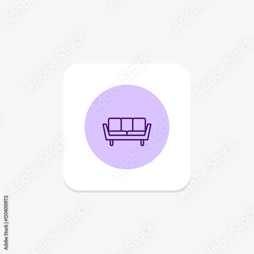 Sectional Sofa pentaglow, vector, pixel perfect, illustrator file