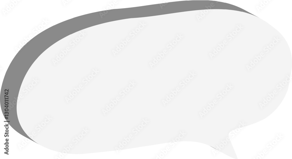 white paper speech bubble white paper speech bubble