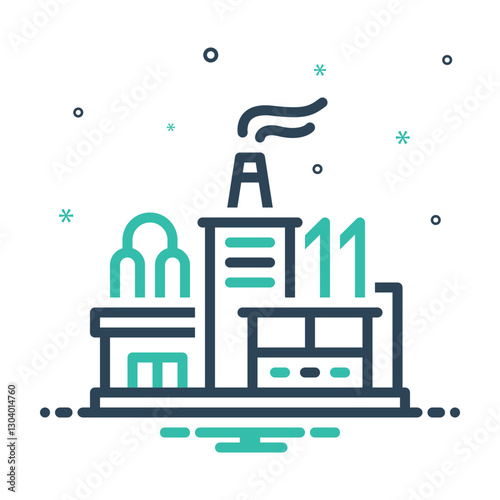 Mix icon for industry