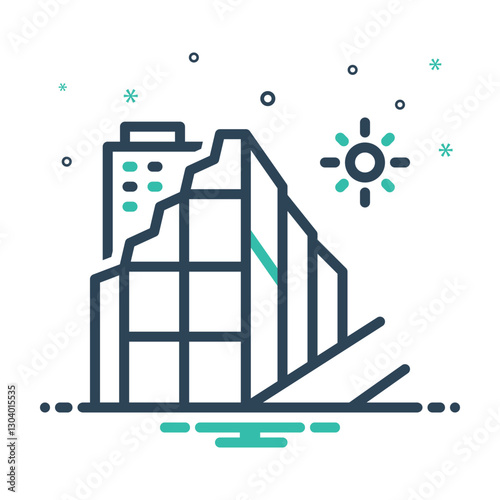 Mix icon for building