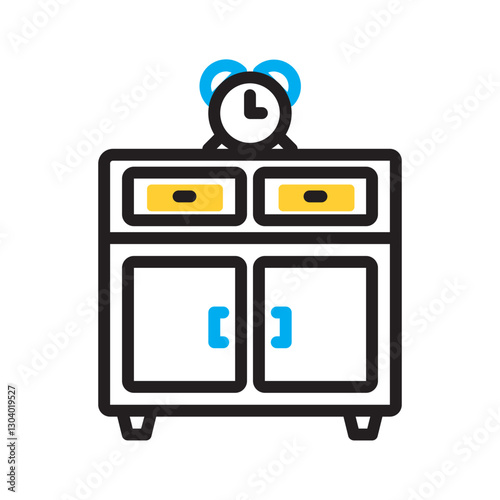 Vector multi color icon for Drawers