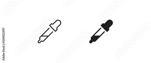 eye drop icon , eyedropper, Eye drops line icon. Nasal drops, medical, contact lenses line icons set, editable stroke isolated on white, linear vector outline illustration, symbol logo design style