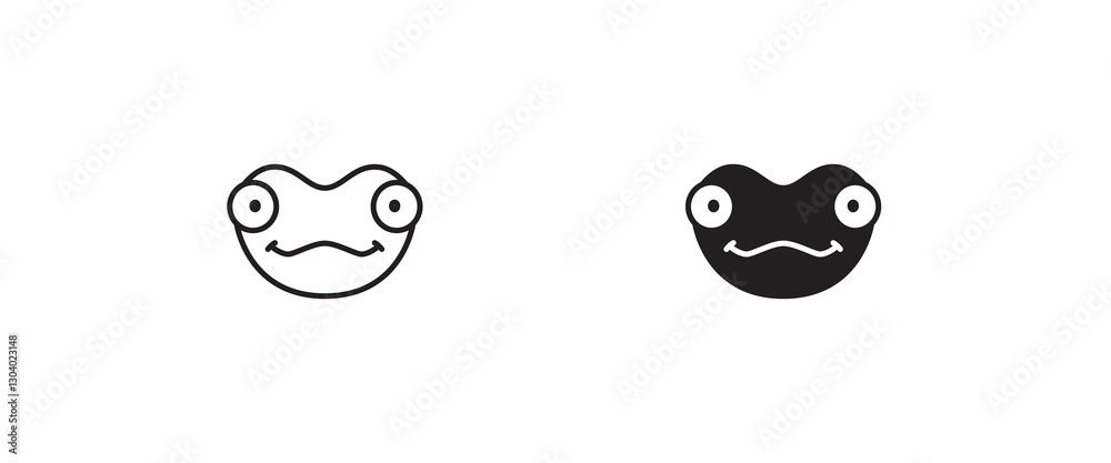 frog icon vector. Animal icon button, vector, sign, symbol, logo, illustration, editable stroke, flat design style isolated on white frog icon vector. Animal icon button, vector, sign, symbol, logo, illustration, editable stroke, flat design style isolated on white
