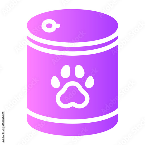 canned food Gradient icon