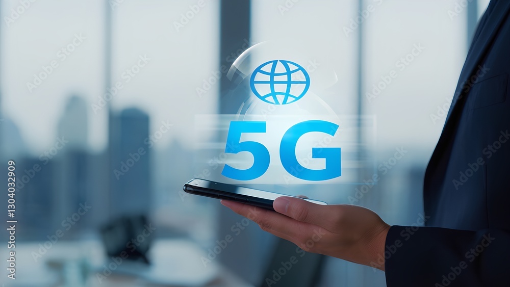 5g technology revolutionizing communication urban office digital content modern environment close-up view connectivity concept 5g technology revolutionizing communication urban office digital content modern environment close-up view connectivity concept