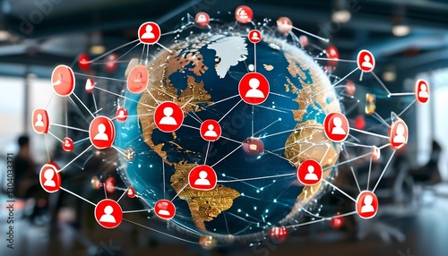 Global networking event connecting people worldwide virtual conference digital society interactive environment global viewpoint