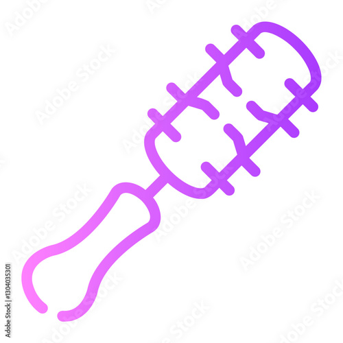 lint roller Line Gradient Icon