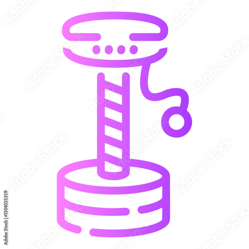 scratcher Line Gradient Icon