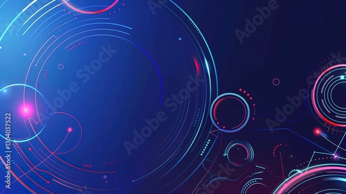 Mastering Technology - Themed Event Background Design: A Creative Odyssey