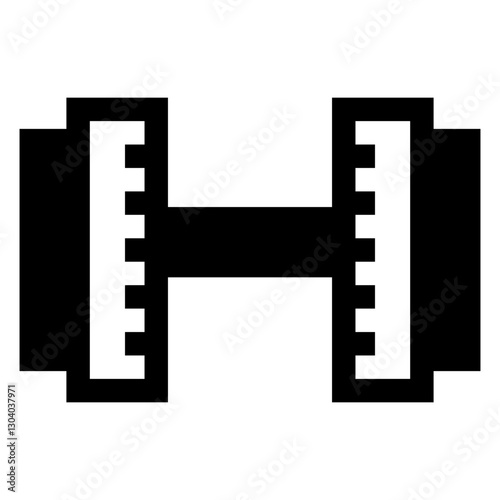 Fitness and dumbbells