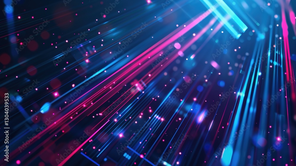 Naklejka premium Mastering Technology - Themed Event Background Design: A Creative Odyssey