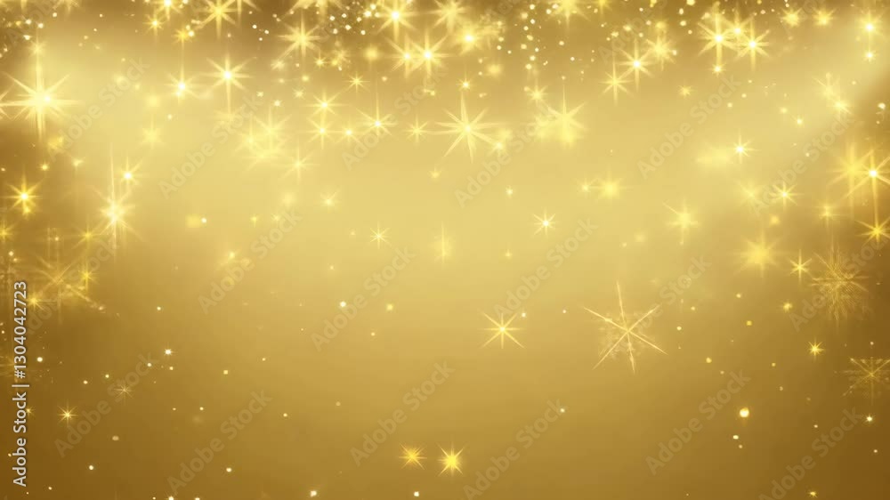 Luxury abstract background with falling golden stars Luxury abstract background with falling golden stars