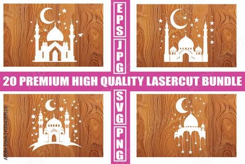 Islamic Mosque Laser Cut Bundle