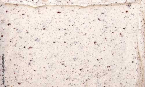 Cookies and Cream Ice Cream Texture.