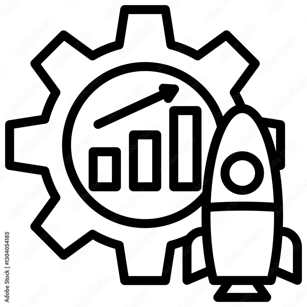 Development Outline Icon Development Outline Icon