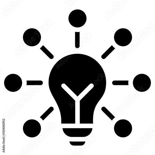 Innovation Hub Glyph Icon