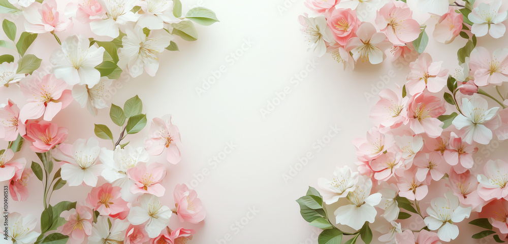 Obraz premium Floral Frame Background