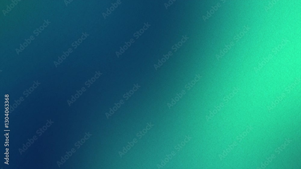 Abstract grainy background turquoise and dark motion gradient background 