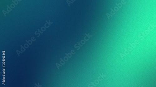 Abstract grainy background turquoise and dark motion gradient background 