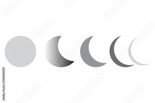 abstract design moon  element