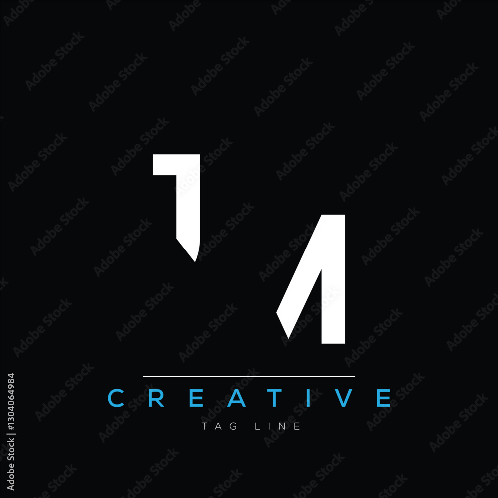 Fototapeta premium J and M logo design. JM creative Monogram Logo. This logo design is the process of creating a visual symbol that represents a brand, company, or individual.