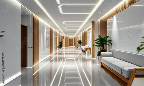 Modern Minimalist Corridor Design: Luxurious Interior Architecture