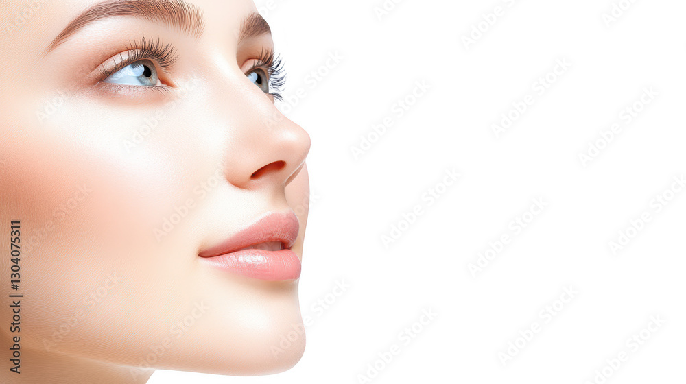 Elegant earrings, a closeup of exquisite jewelry adorning woman's ear, showcasing style and design Elegant earrings, a closeup of exquisite jewelry adorning woman's ear, showcasing style and design