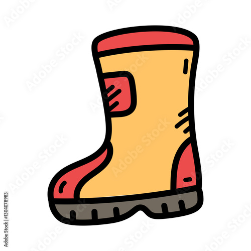Colorful Rubber Boot