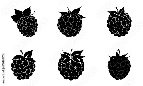 Blackberry silhouette vector