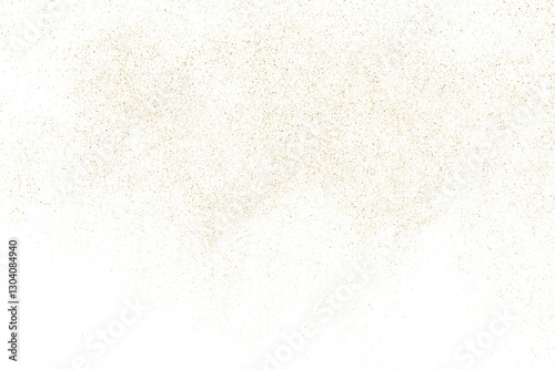 Obraz na płótnie Gold texture pattern on transparent background. Old paper surface. Light golden confetti. Yellow Illustration backdrop. PNG design element. w salonie