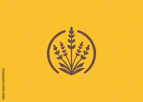 Wheat Logo – A clean wheat stalk design, representing agriculture, harvest, and sustainability.