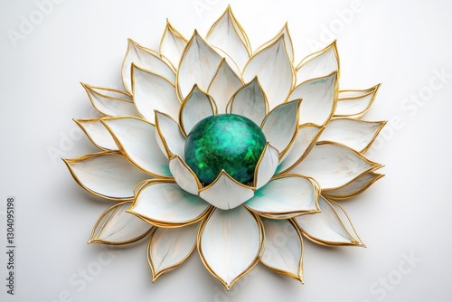 Balanced Mandala Art with Spiritual Symbolism