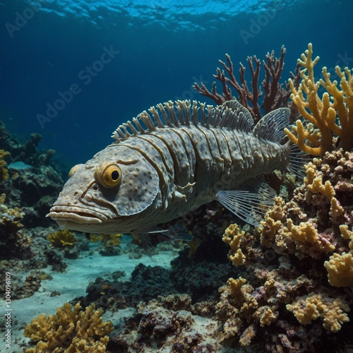 coral reef with fish