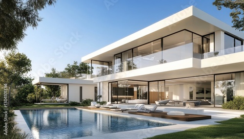 Modern Architectural Villa Design  Luxury Home with Infinity Pool